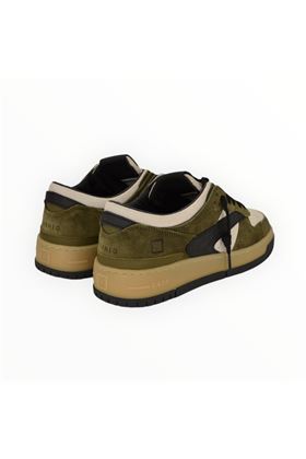 Sneaker uomo in camoscio colore grigio. DATE | TORNEO STRIPED-AR